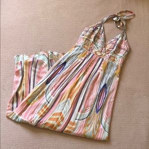 Jessica Simpson Halter Top Maxi Dress - Pink